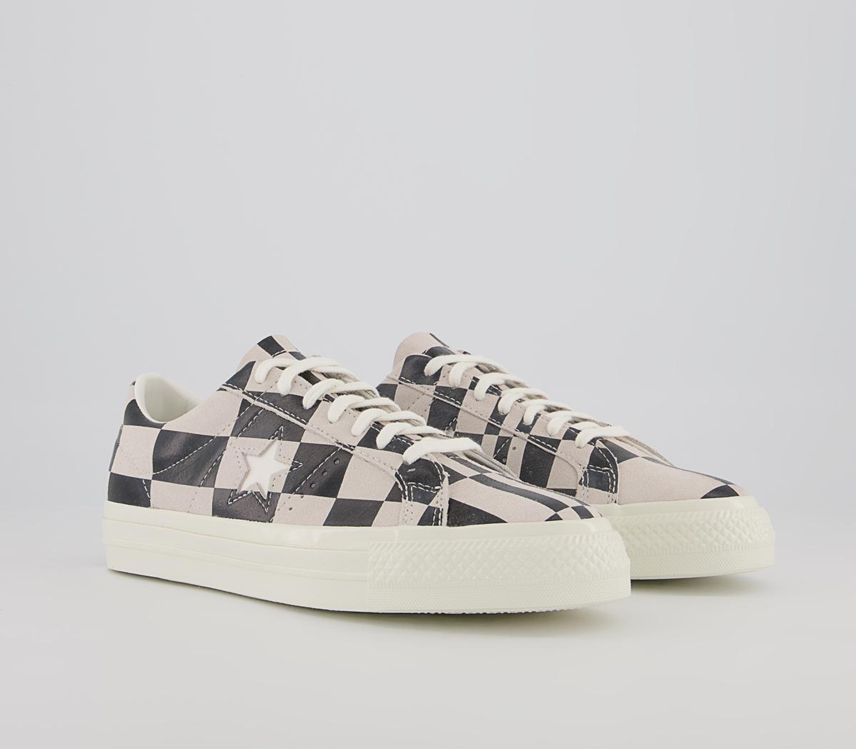 Converse One Star Trainers Converse One Star Trainers Blocked White Black White
