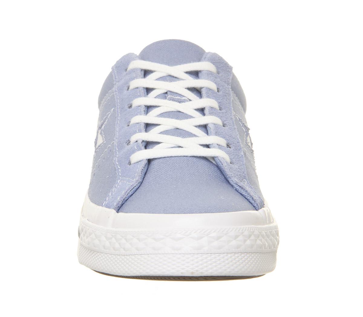 ConverseOne Star TrainersIndigo Fog White Black
