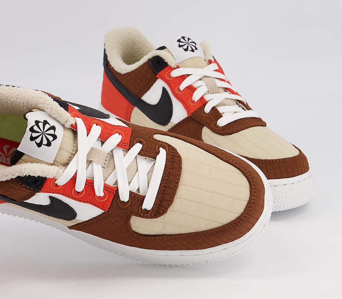Nike Air Force 1 07 Trainers Nike Air Force 1 07 Trainers Lxx Rattan Black Pecan Summit White Orange Barely