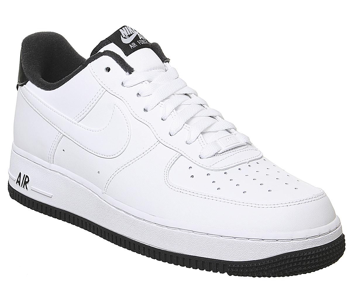 air force 1 07 trainers white white black