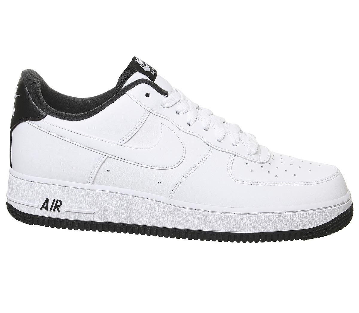 Nike Air Force 1 07 Trainers White Black White - Nike Air Force 1