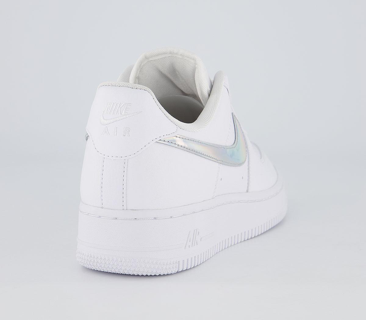 air force 1 07 trainers white irridescent f