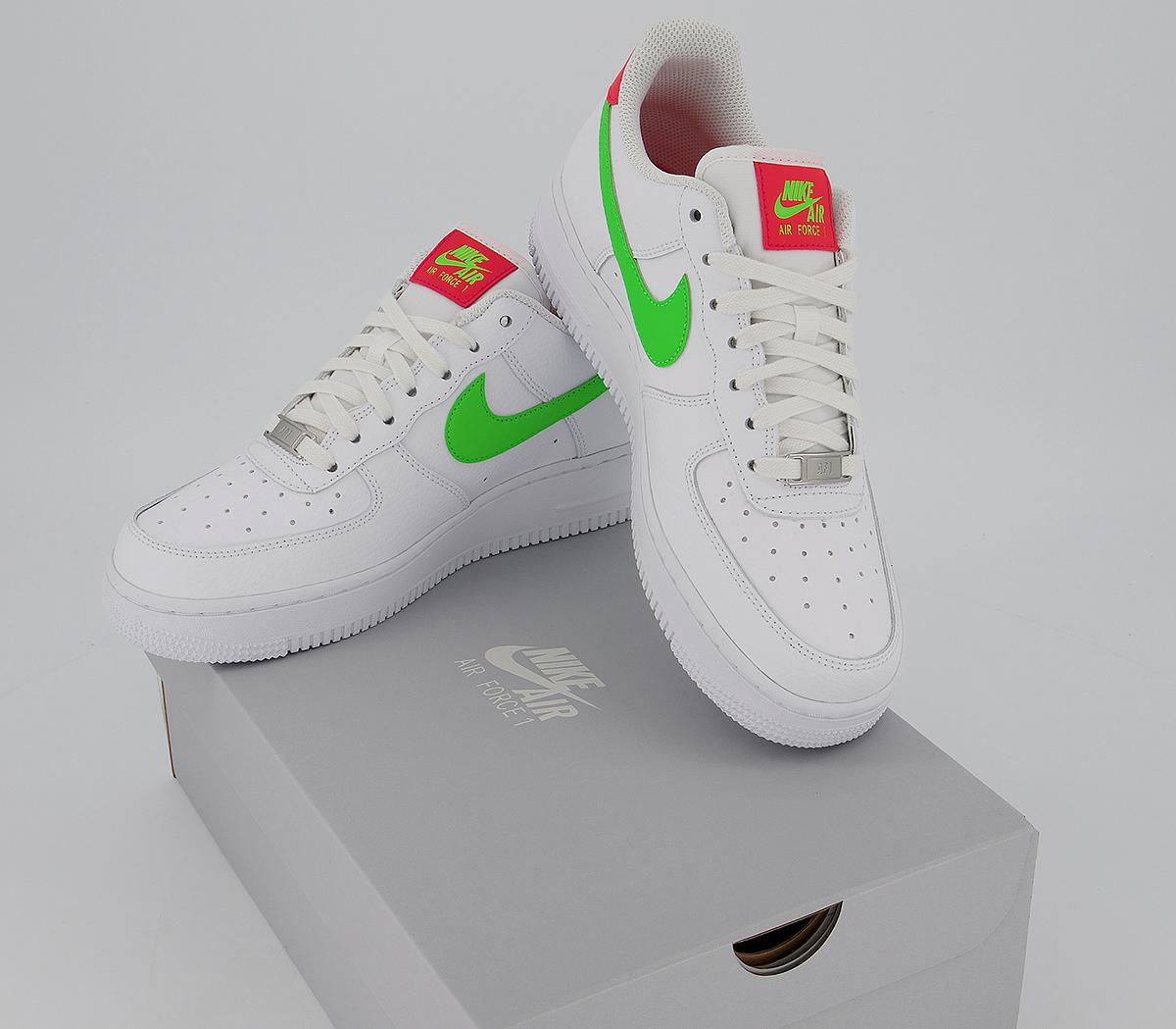 white laser crimson air force 1