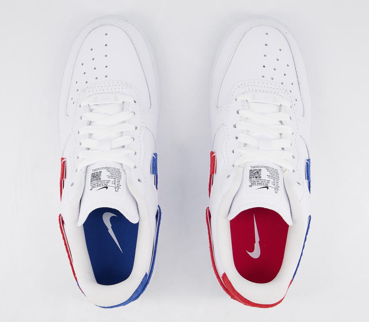 NikeAir Force 1 07 TrainersWhite Red Blue Lxx