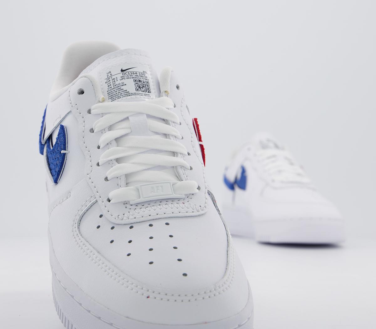 NikeAir Force 1 07 TrainersWhite Red Blue Lxx