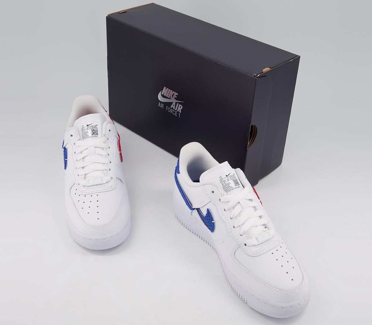 NikeAir Force 1 07 TrainersWhite Red Blue Lxx