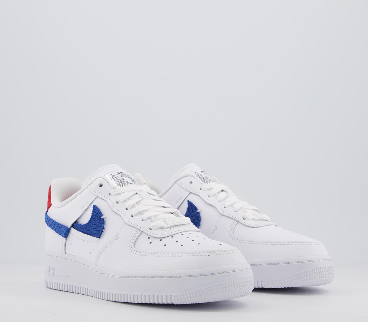 NikeAir Force 1 07 TrainersWhite Red Blue Lxx