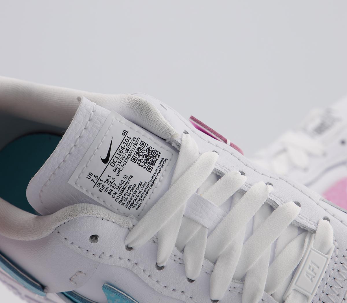 nike air force 1 lxx white pink