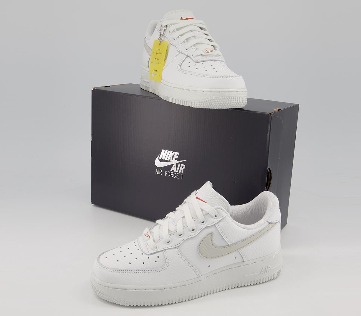 Air force 1 07 trainers summit white white solar flare starfish metallic s Clearance