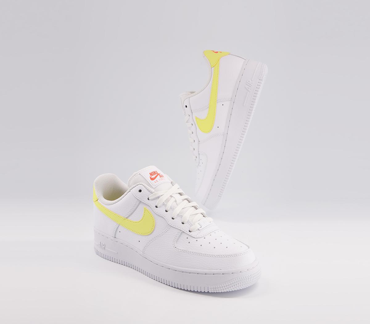 air force 1 07 trainers white light zitron