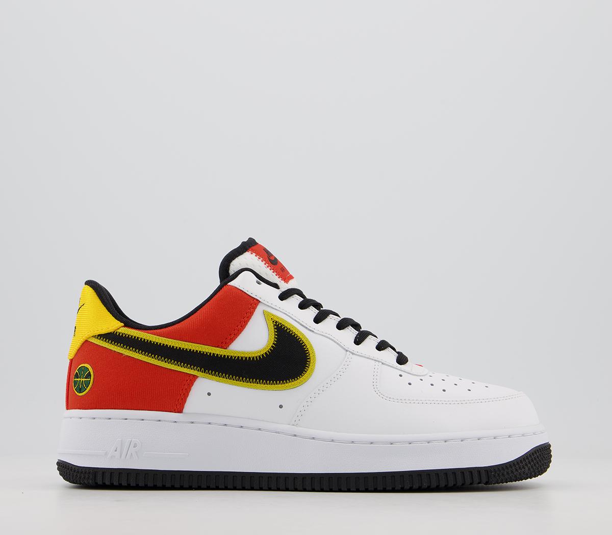 Air force 1 outlet lv8 white black orange