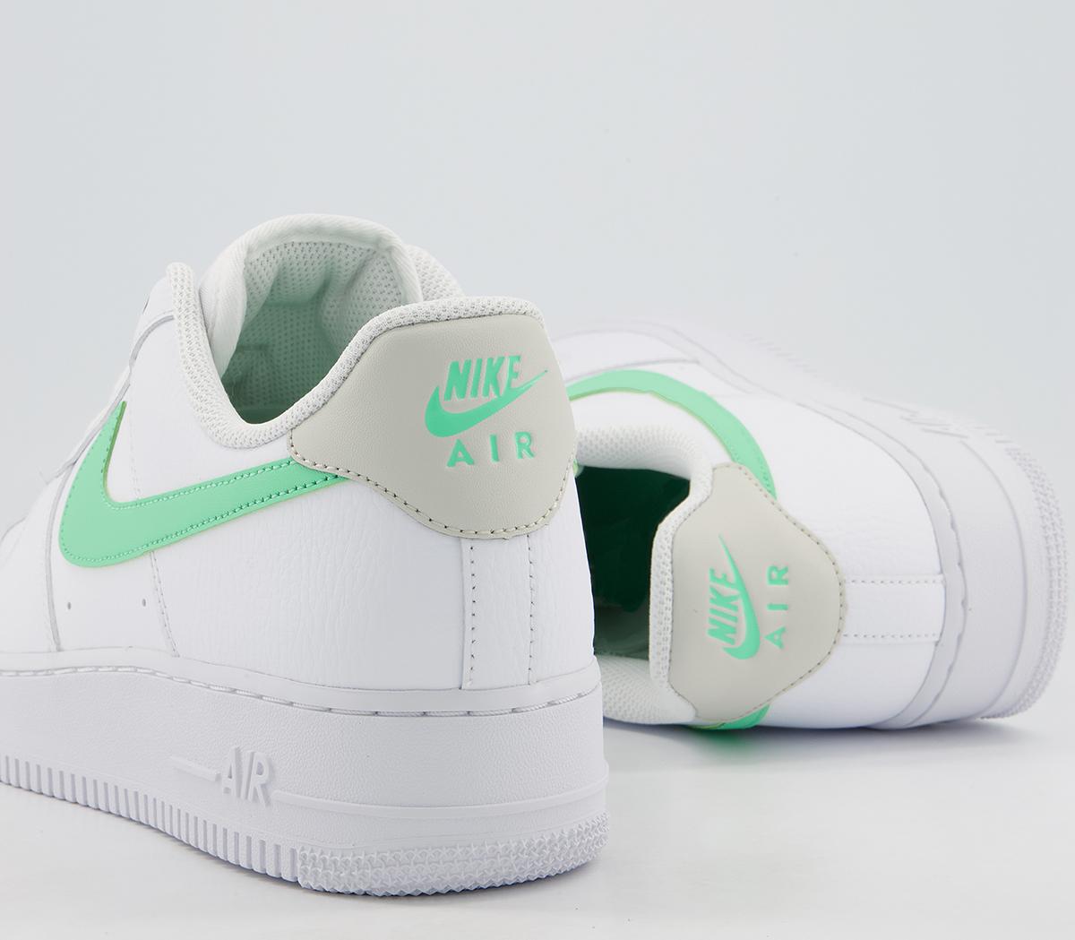 air forces neon green tick