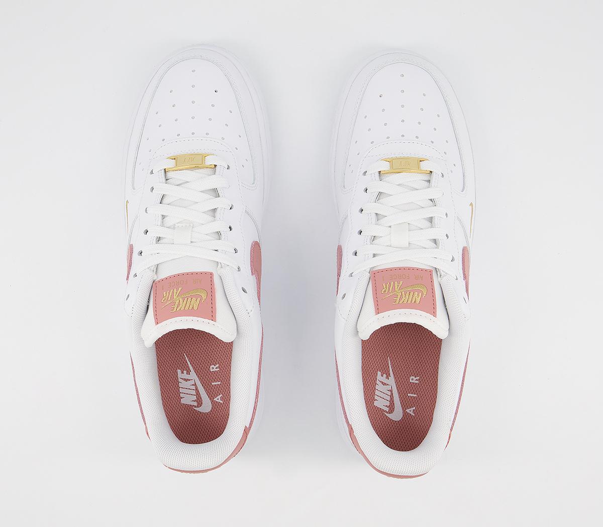 NikeAir Force 1 07 TrainersWhite Rust Pink White Rust Pink