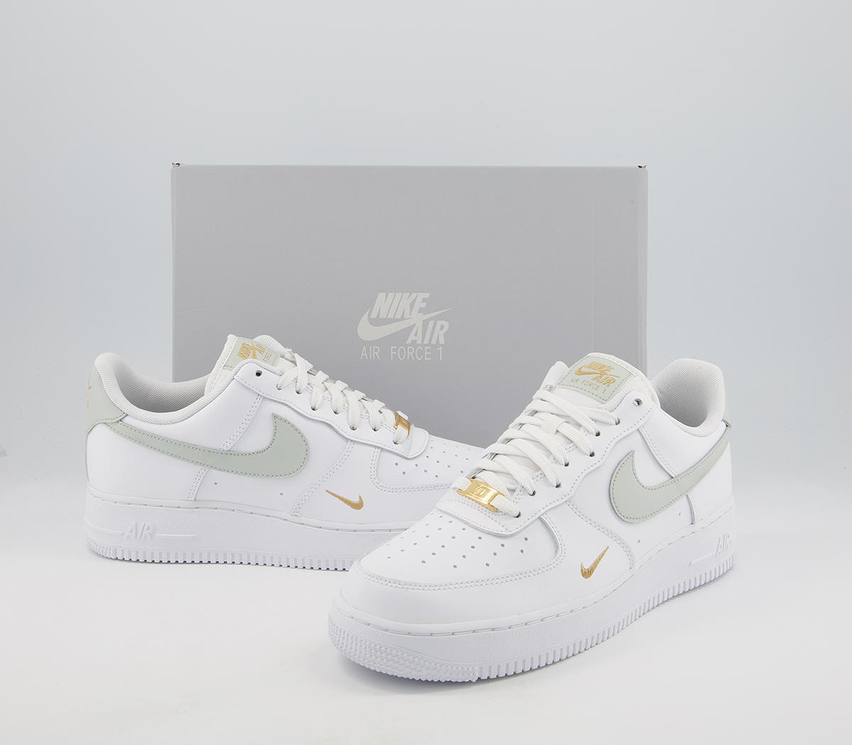 air force 1 07 trainerswhite light silver