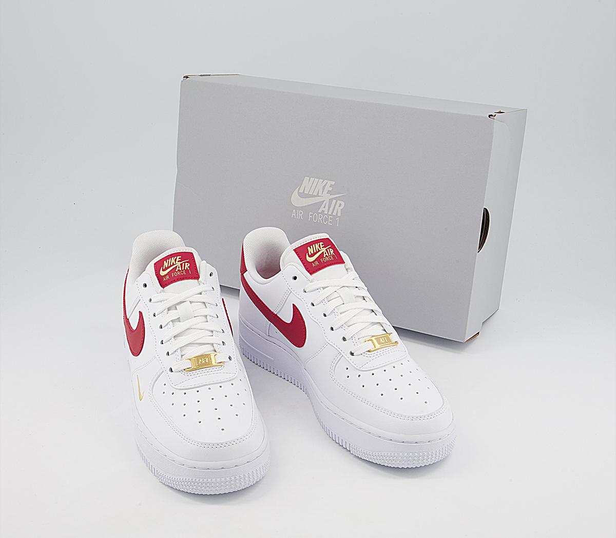 air force 1 07 white sport red grey