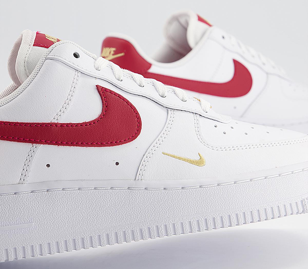 nike air force 1 red tick womens