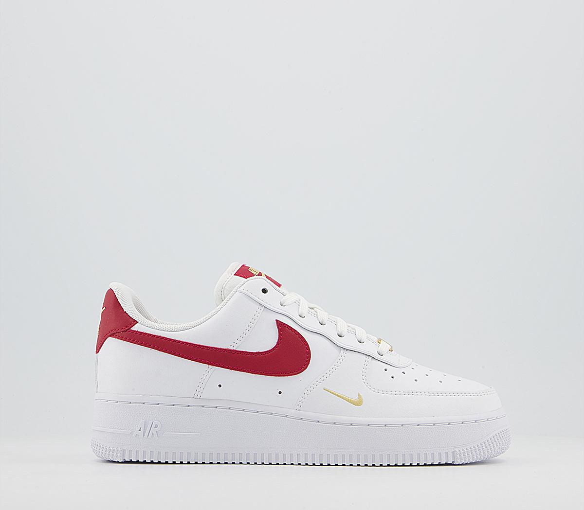 NikeAir Force 1 07 TrainersWhite Gym Red Gym Red White