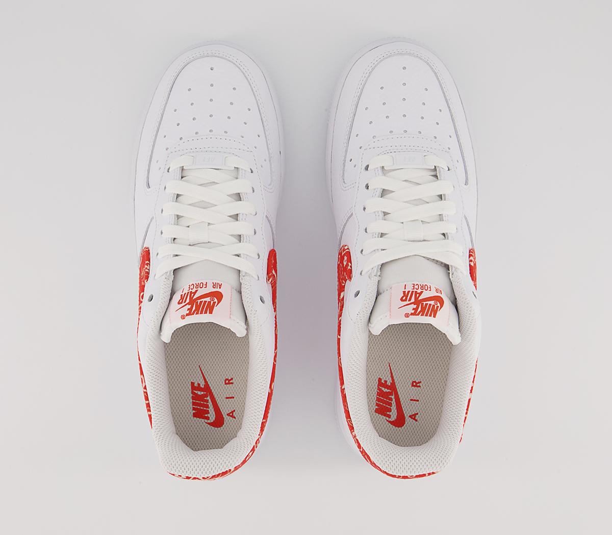 Nike Air Force 1 07 Trainers Nike Air Force 1 07 Trainers White Rush Orange White