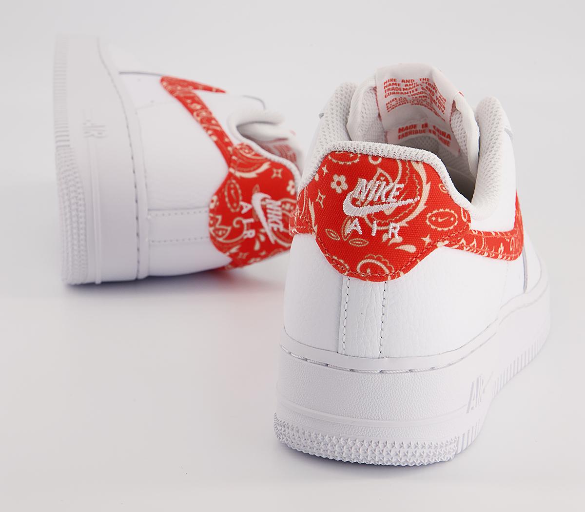 Nike Air Force 1 07 Trainers Nike Air Force 1 07 Trainers White Rush Orange White