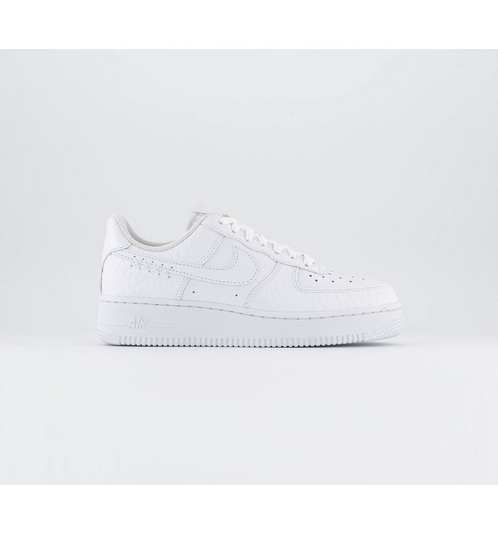 Nike Air Force 1 07 Trainers White Gold Summit White Rubber
