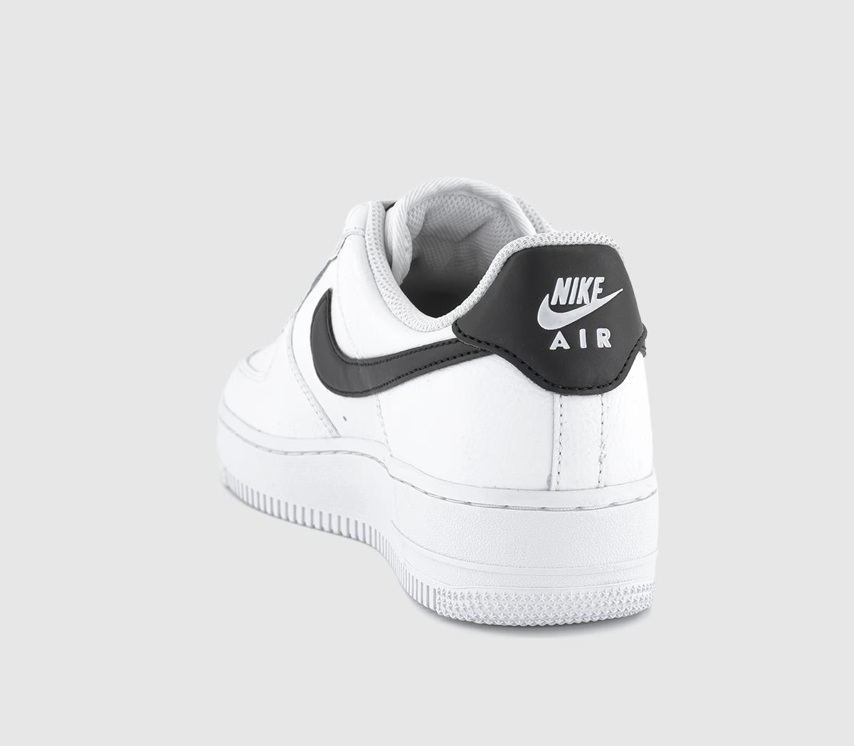 Nike Air Force 1 07 Trainers White Black White White Womens Trainers 5478