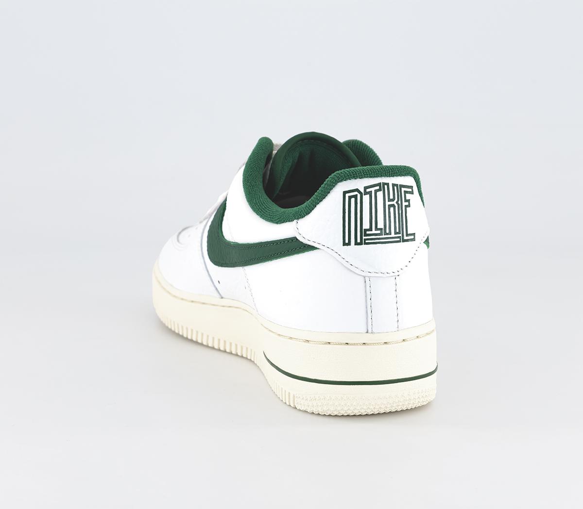 NikeAir Force 1 07 TrainersSummit White Gorge Green White Coconut Milk Metall