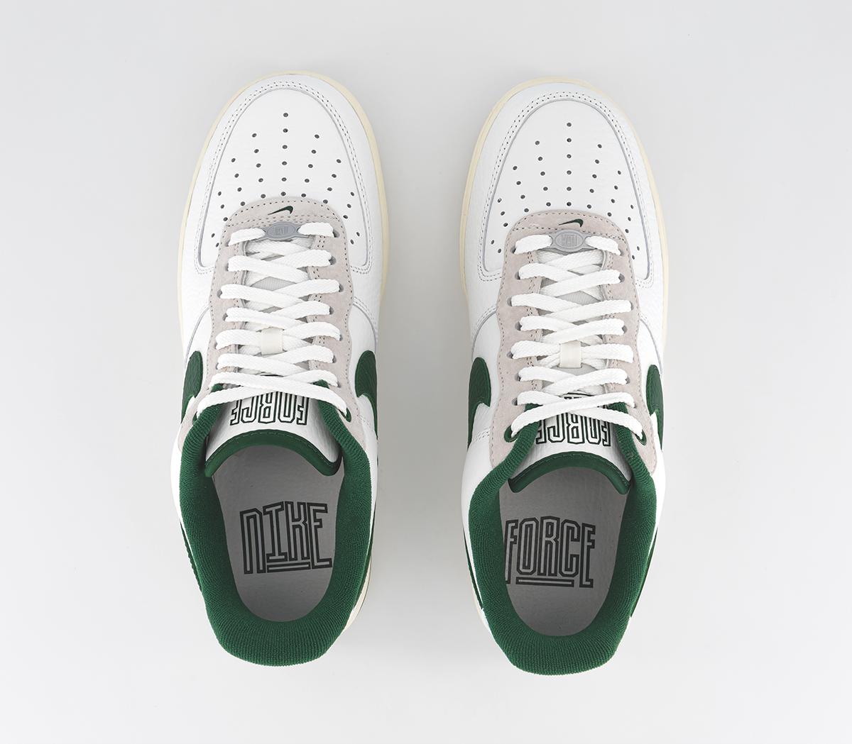 NikeAir Force 1 07 TrainersSummit White Gorge Green White Coconut Milk Metall