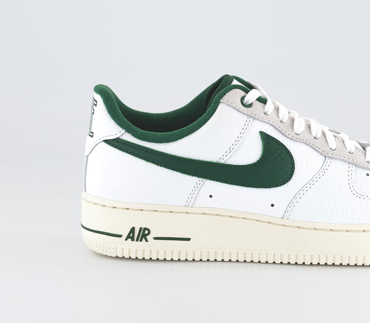 Nike Air Force 1 07 Trainers Summit White Gorge Green White Coconut ...