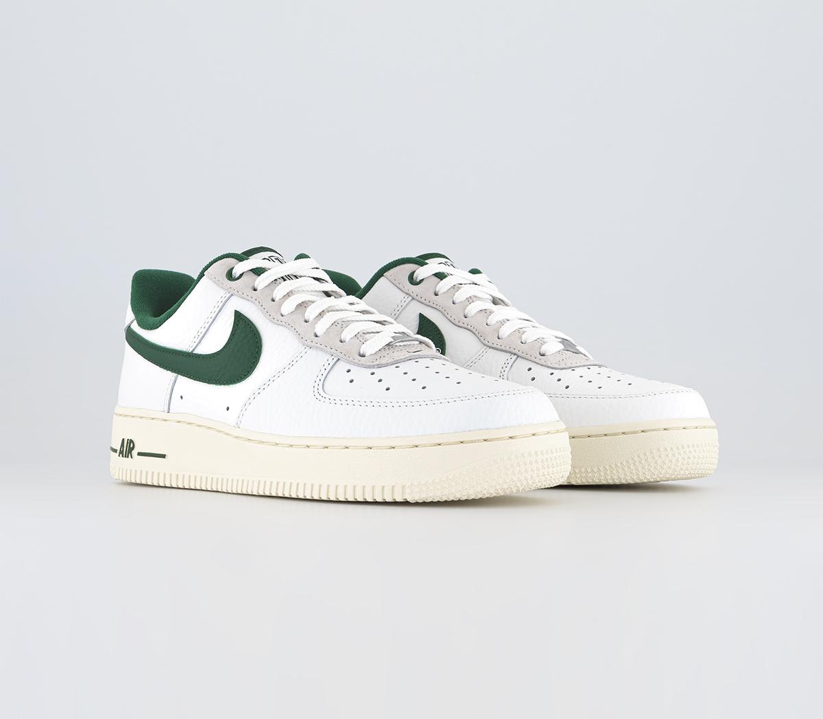 Nike Air Force 1 07 Trainers Summit White Gorge Green Coconut Milk Metall, 3