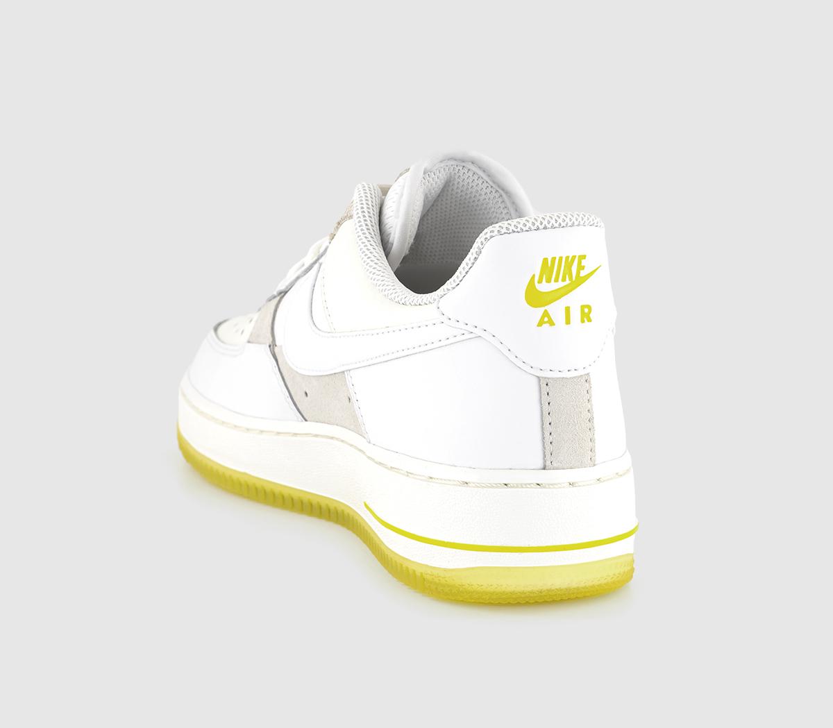 NikeAir Force 1 07 TrainersSummit White Opti Yellow Sail