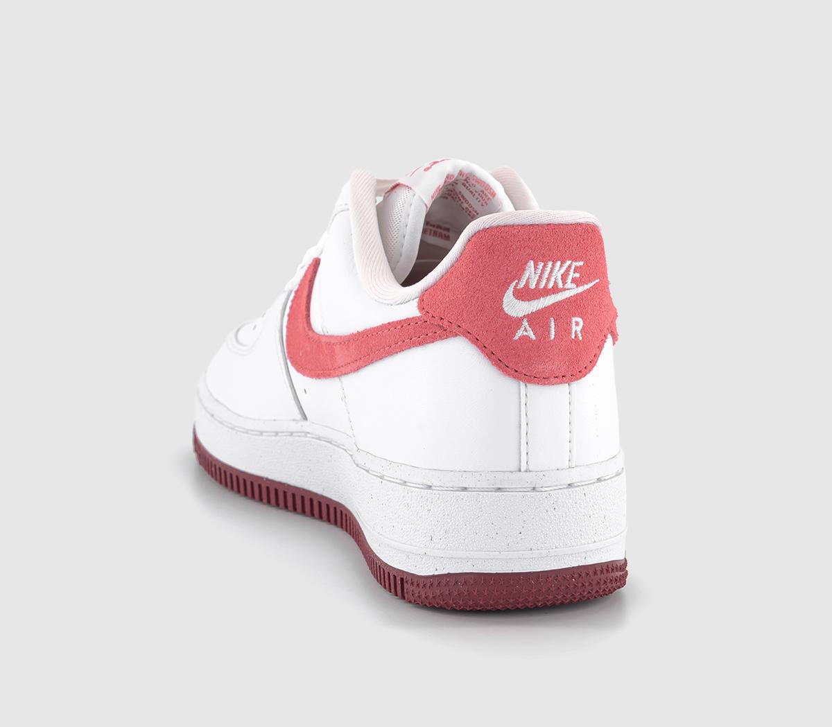 NikeAir Force 1 07 Trainers NikeAir Force 1 07 TrainersWhite Adobe Team Red Dragon Red
