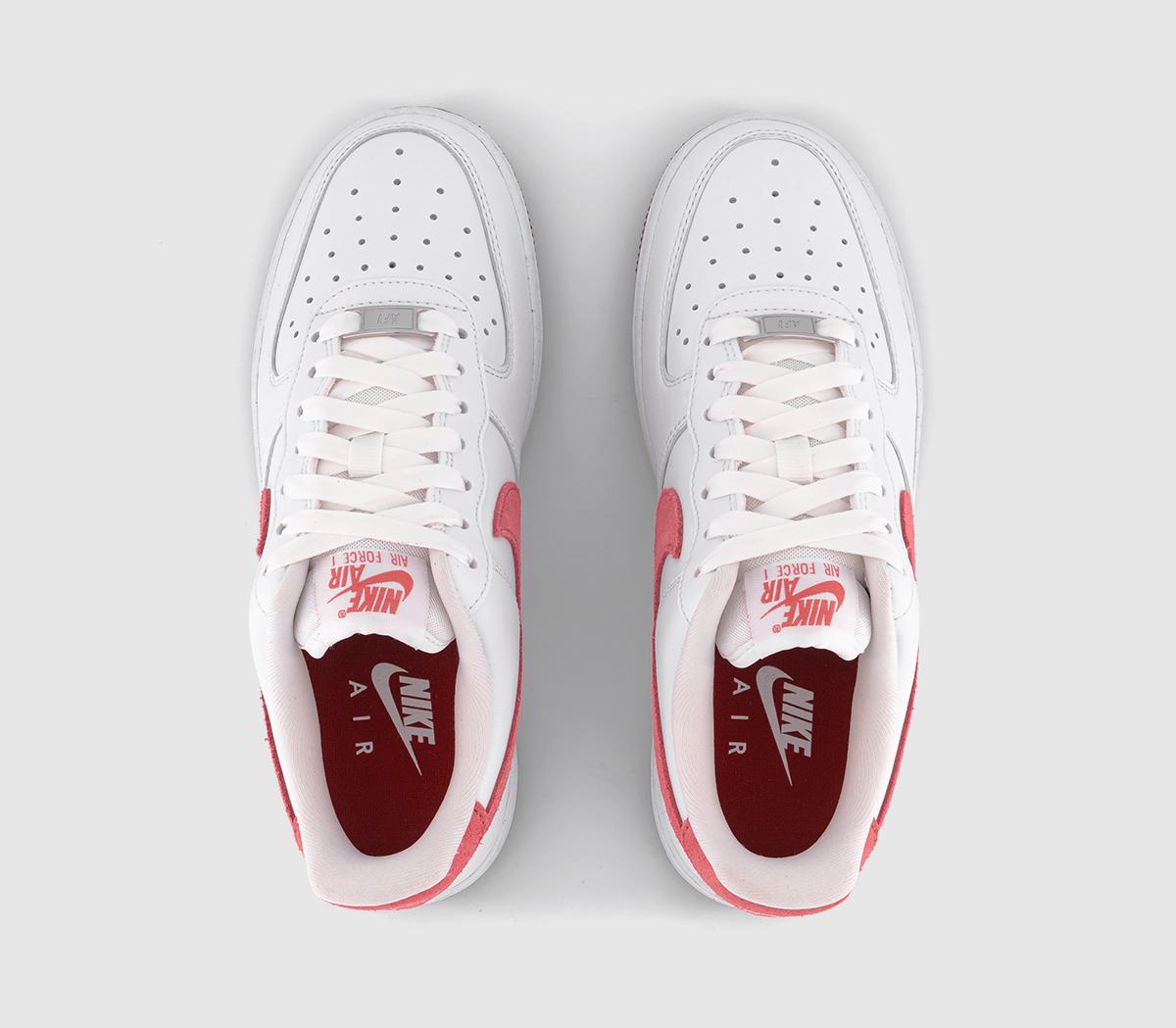 NikeAir Force 1 07 Trainers NikeAir Force 1 07 TrainersWhite Adobe Team Red Dragon Red