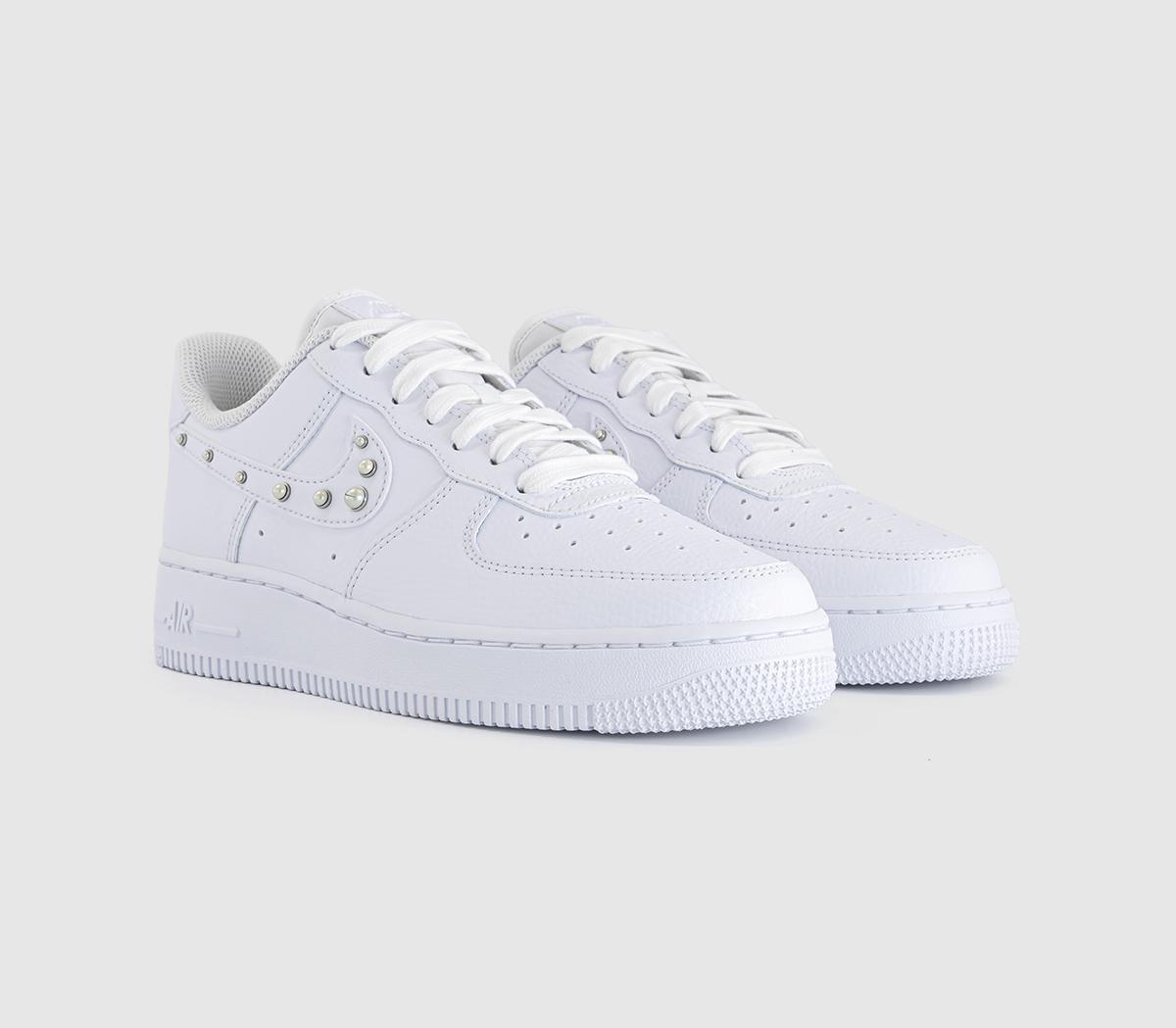 NikeAir Force 1 07 TrainersWhite White White Metallic Silver