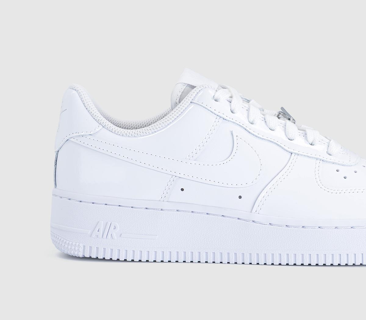 NikeAir Force 1 07 TrainersWhite White Patent
