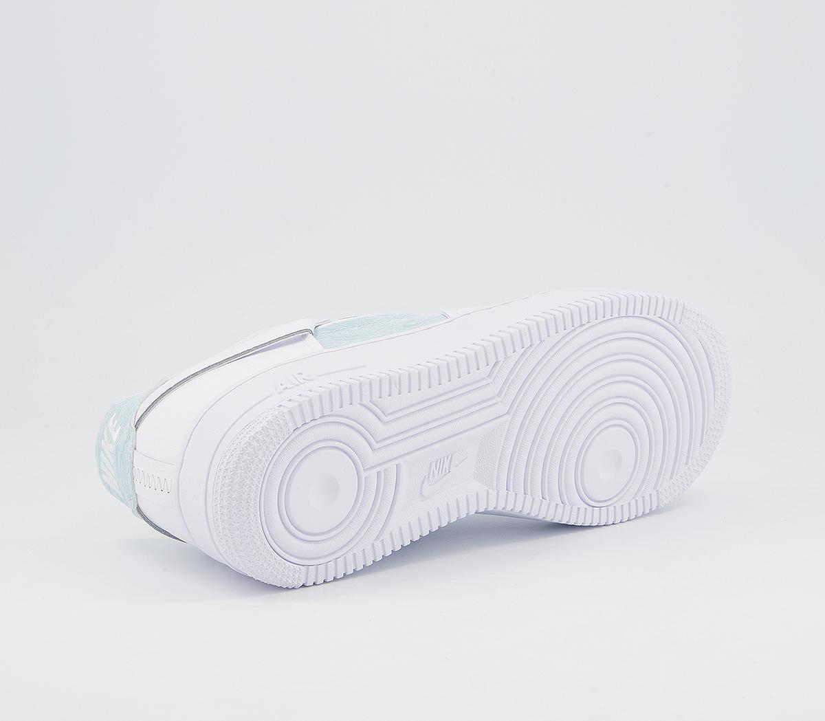 nike air force 1 flyknit low glacier blue