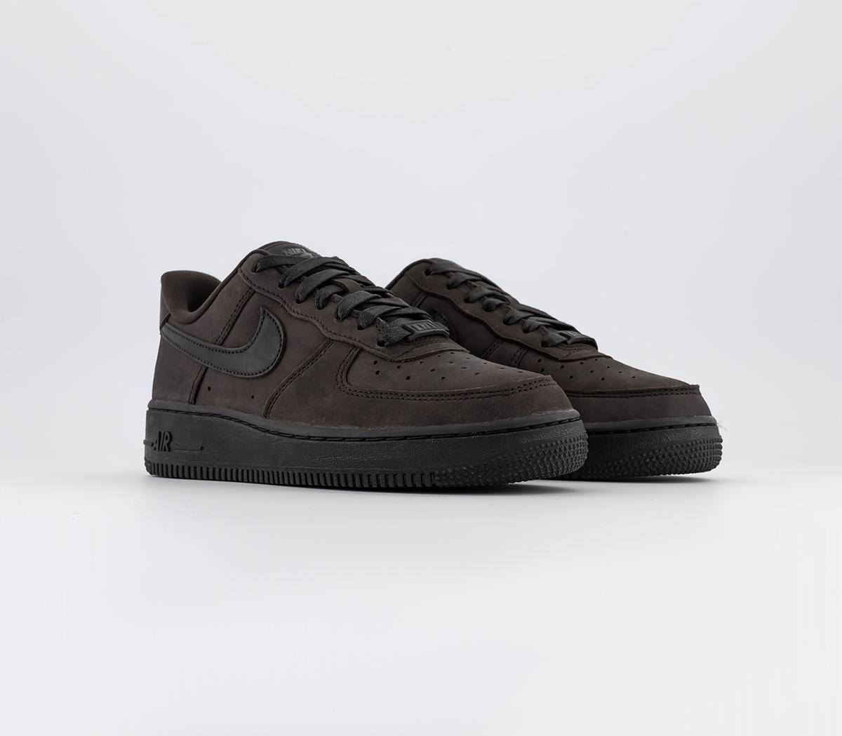 nike airforce all black