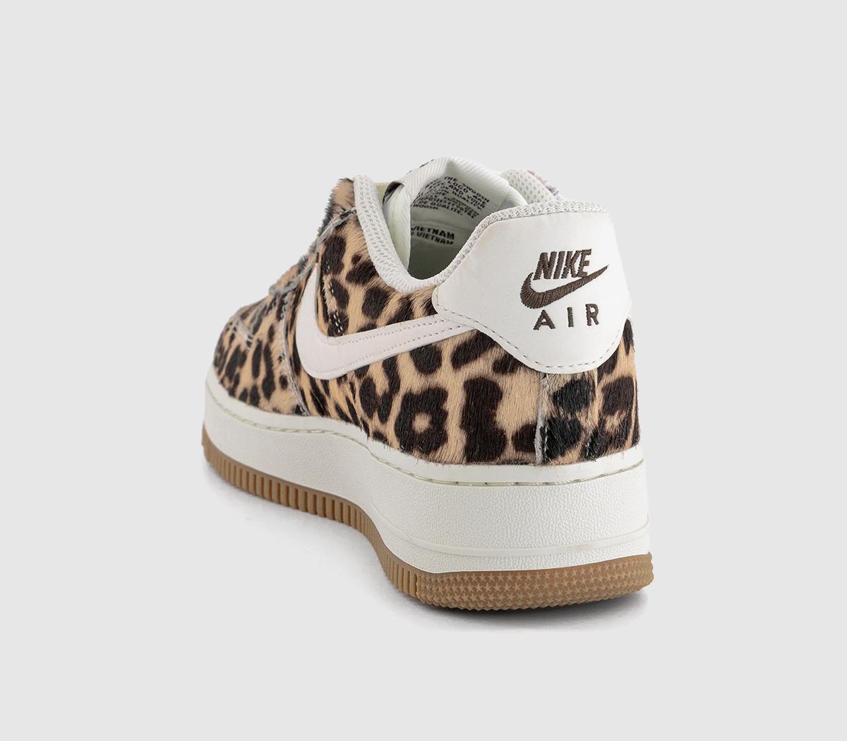 NikeAir Force 1 07 Trainers NikeAir Force 1 07 TrainersLeopard Baroque Brown Sail Sesame