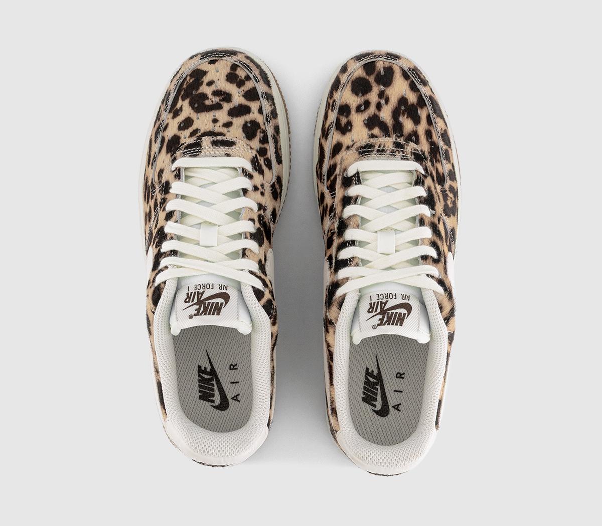 NikeAir Force 1 07 Trainers NikeAir Force 1 07 TrainersLeopard Baroque Brown Sail Sesame