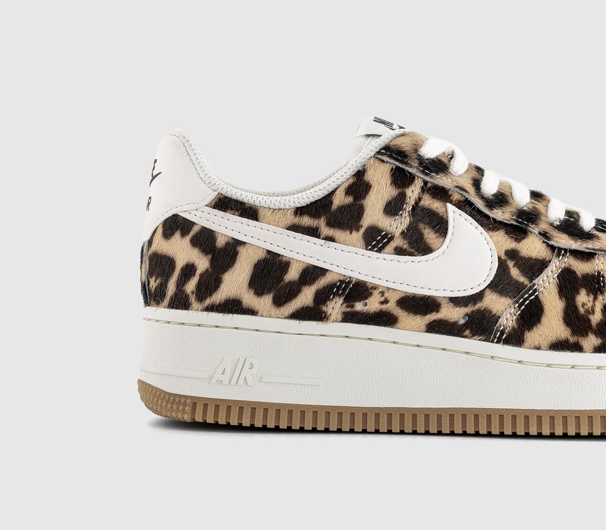 NikeAir Force 1 07 Trainers NikeAir Force 1 07 TrainersLeopard Baroque Brown Sail Sesame