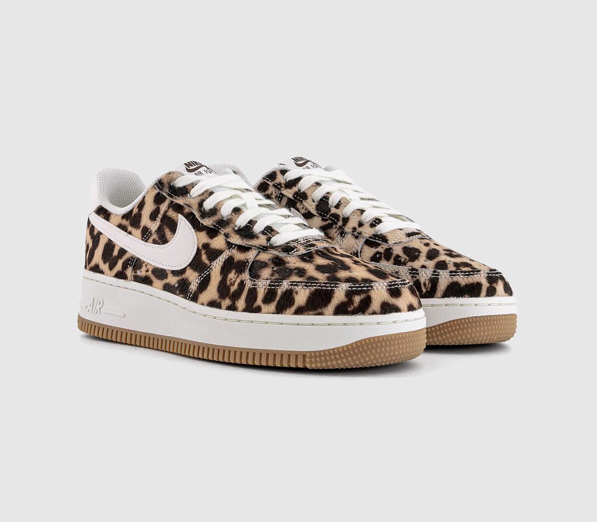 NikeAir Force 1 07 Trainers NikeAir Force 1 07 TrainersLeopard Baroque Brown Sail Sesame