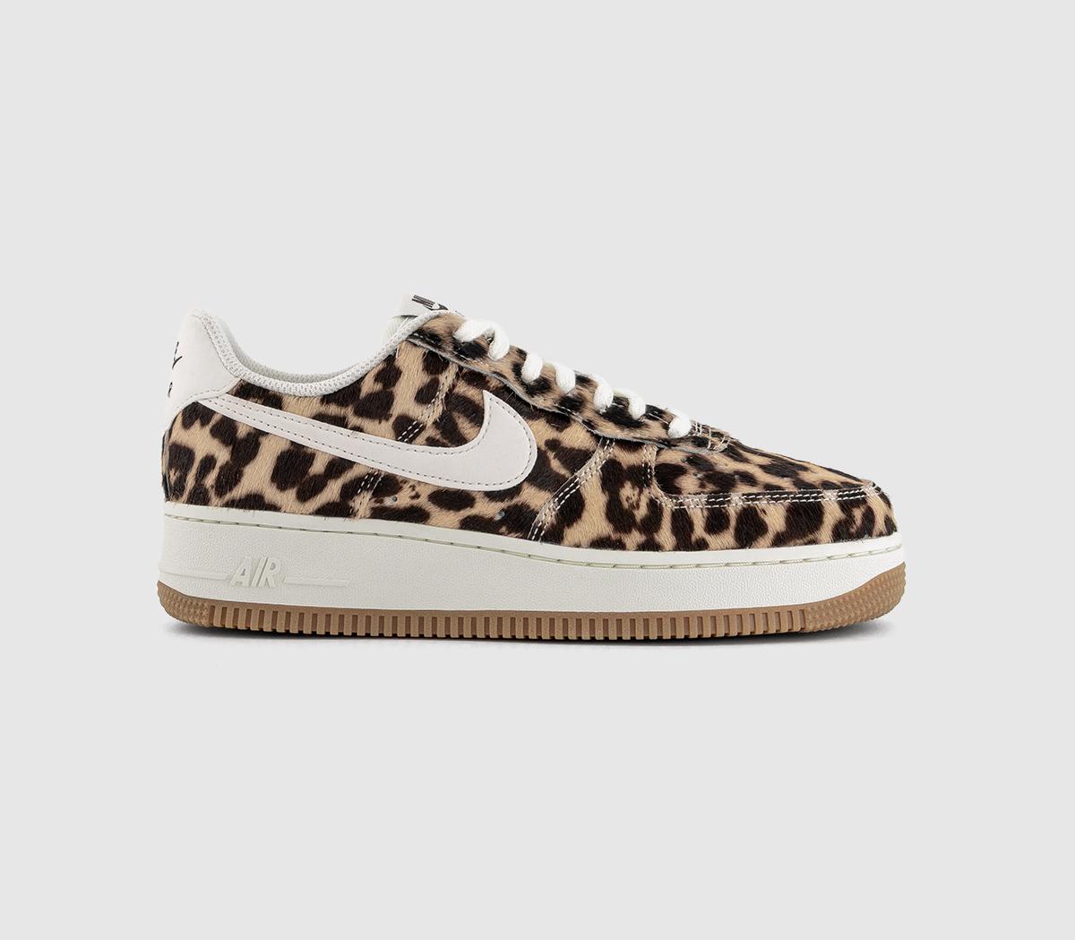NikeAir Force 1 07 Trainers NikeAir Force 1 07 TrainersLeopard Baroque Brown Sail Sesame