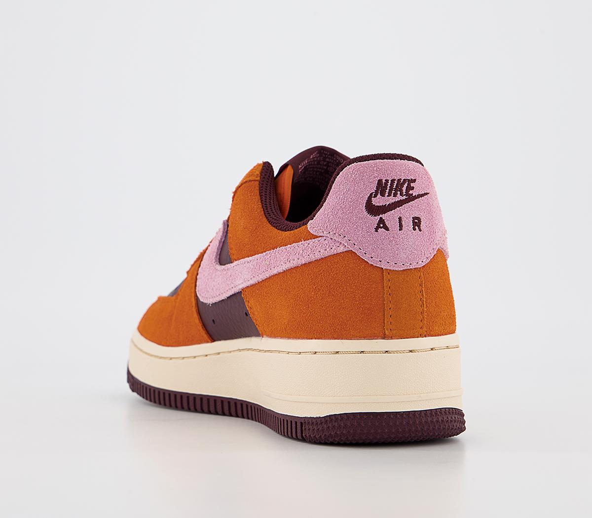 nike air force 1 pink and orange