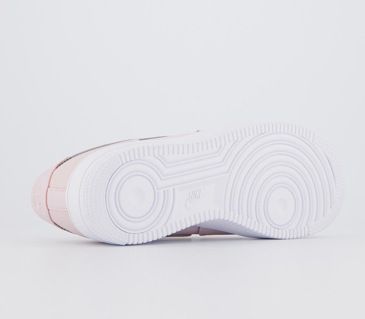 air force 1 07 trainers barely rose irridescent white f