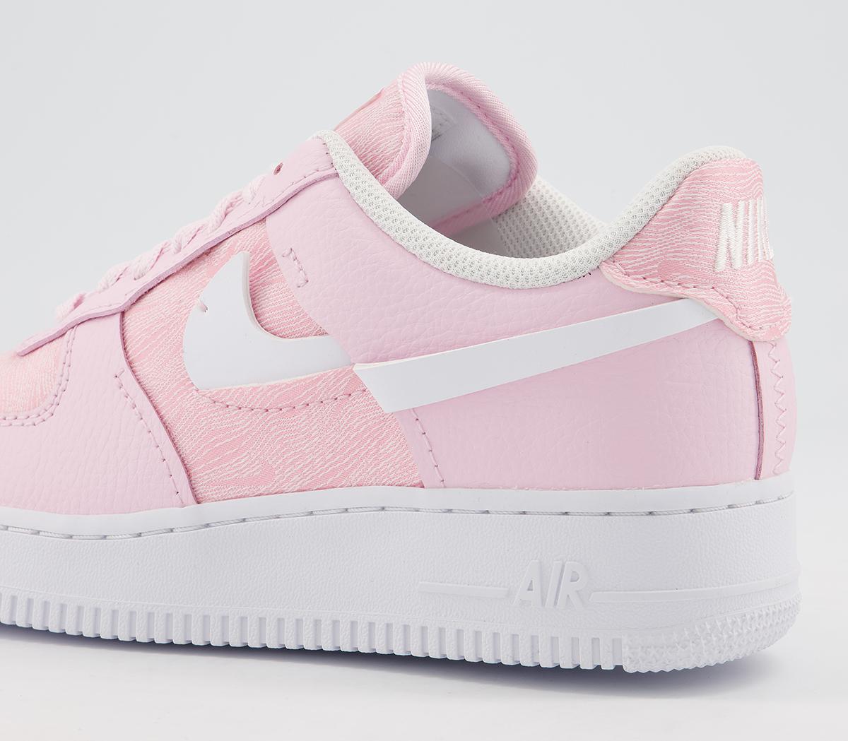 NikeAir Force 1 07 TrainersPink Foam White Black Lxx
