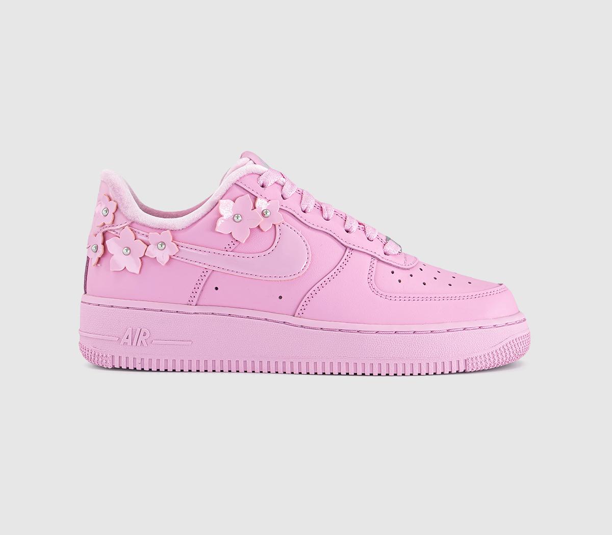 Nike Air Force 1 07 Trainers Rise Foam Pink in Women's Size 8.5, Office Shoes