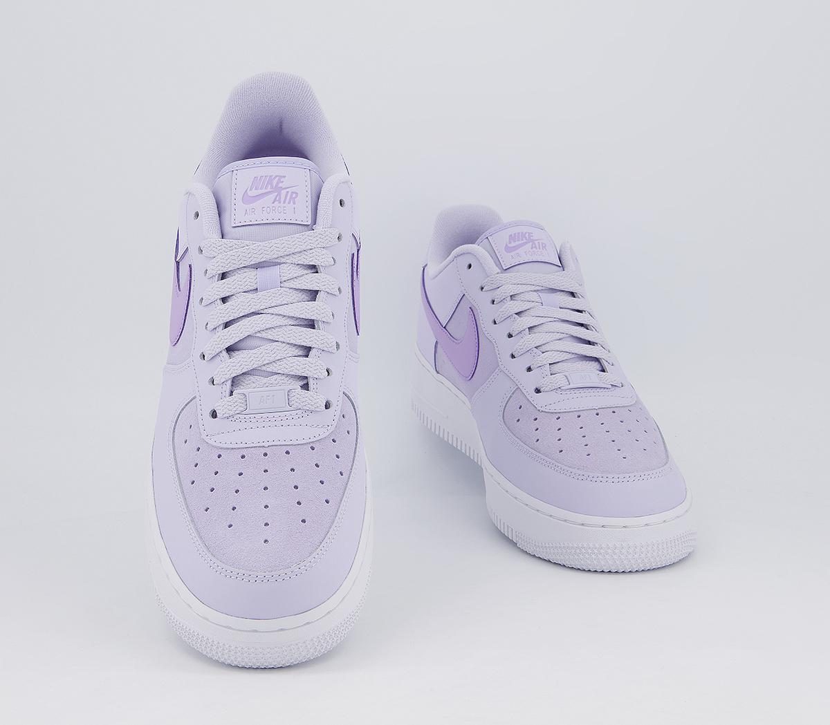 Nike Air Force 07 Trainers Pure Violet Lilac White Women's - Main Image
