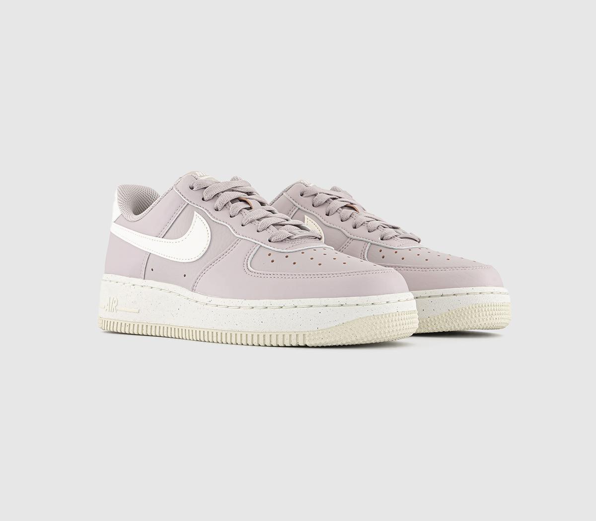 NikeAir Force 1 07 TrainersPlatinum Violet Sail Coconut Milk Volt Black