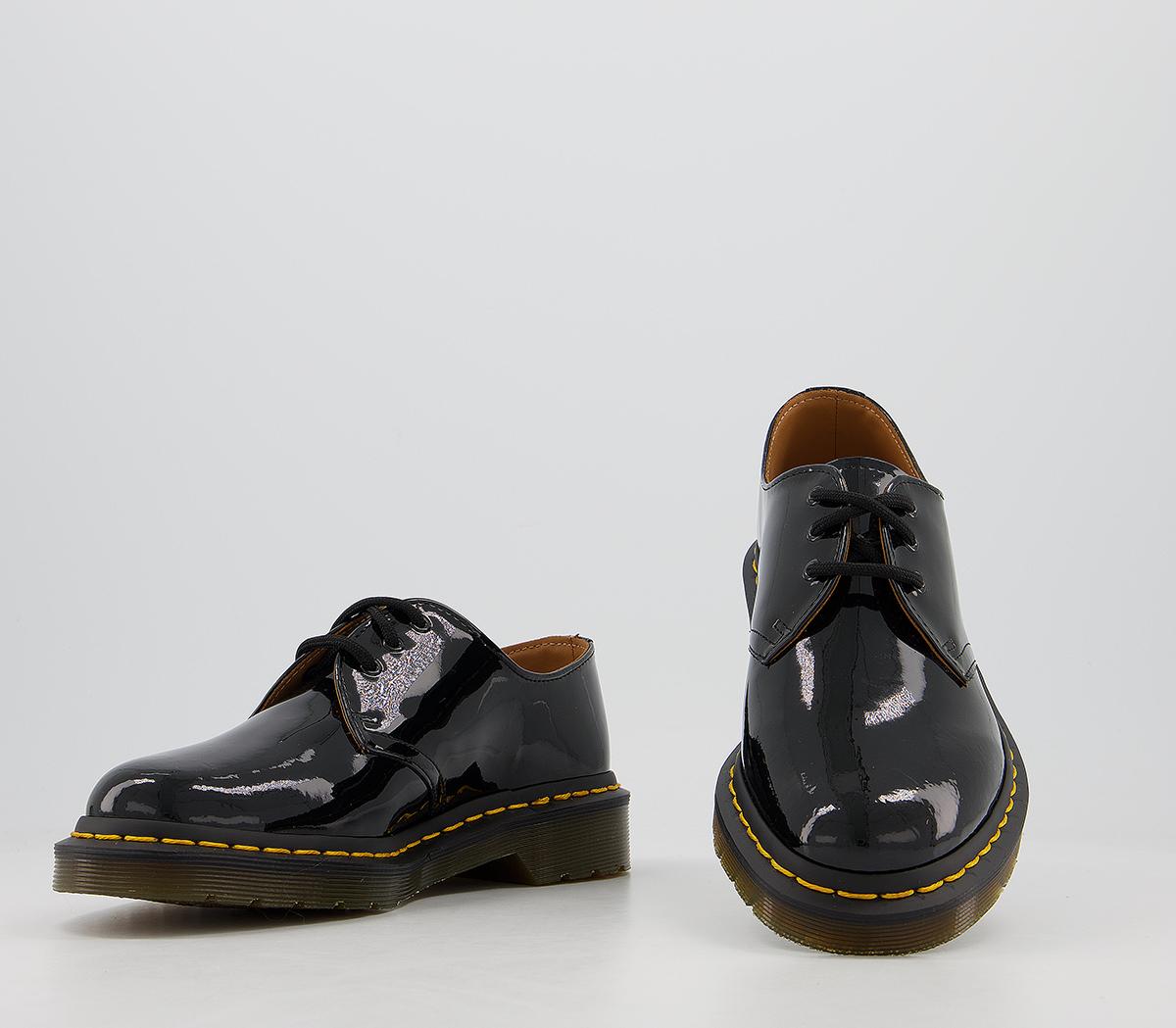 Dr. Martens 3 Eyelet Shoes Dr. Martens 3 Eyelet Shoes Black Patent