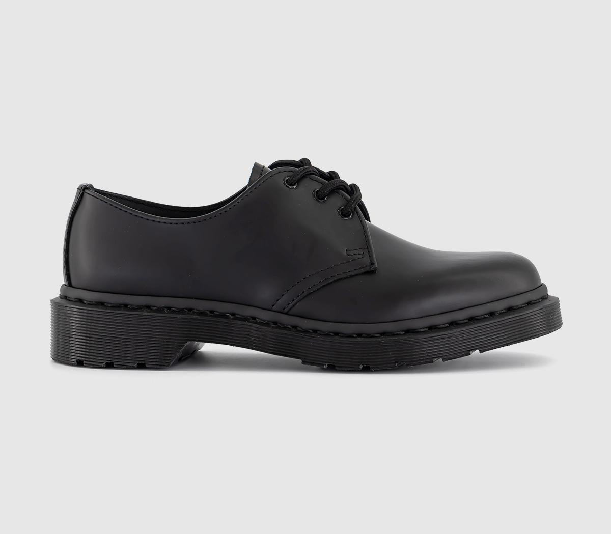 Dr. Martens3 Eyelet ShoesBlack Mono Leather