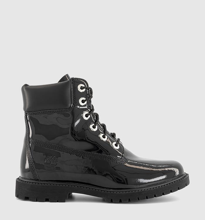 Timberland Premium 6 Boots Black Patent Leather